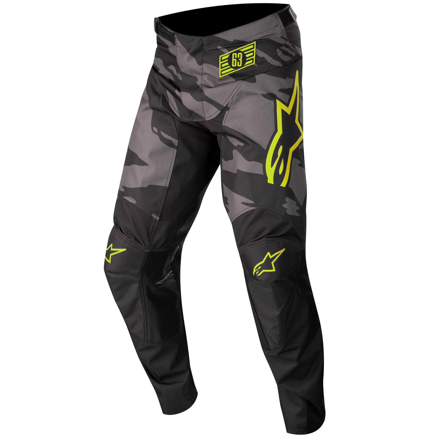 Alpinestars Racer Tactical Motorcross Pants - Black/Grey Camo/Yellow Flo (1154)