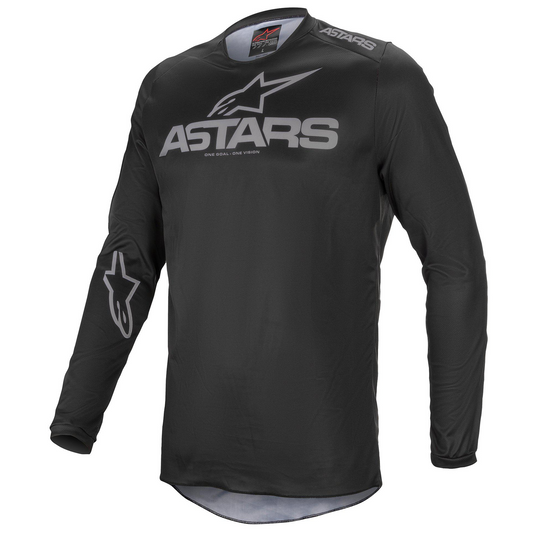 Alpinestars Fluid Graphite Jersey - Black/Dark Grey