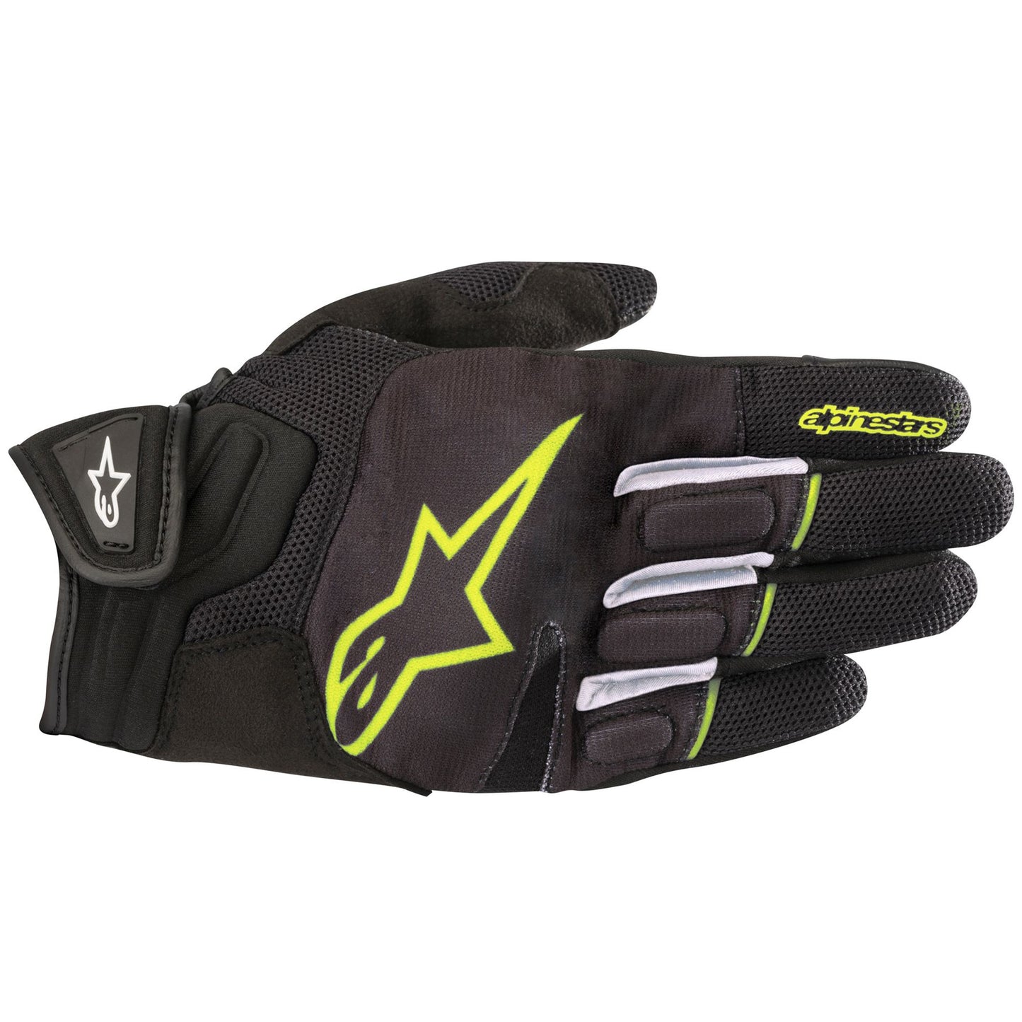 Alpinestars Atom Gloves - Black/Flo Yellow