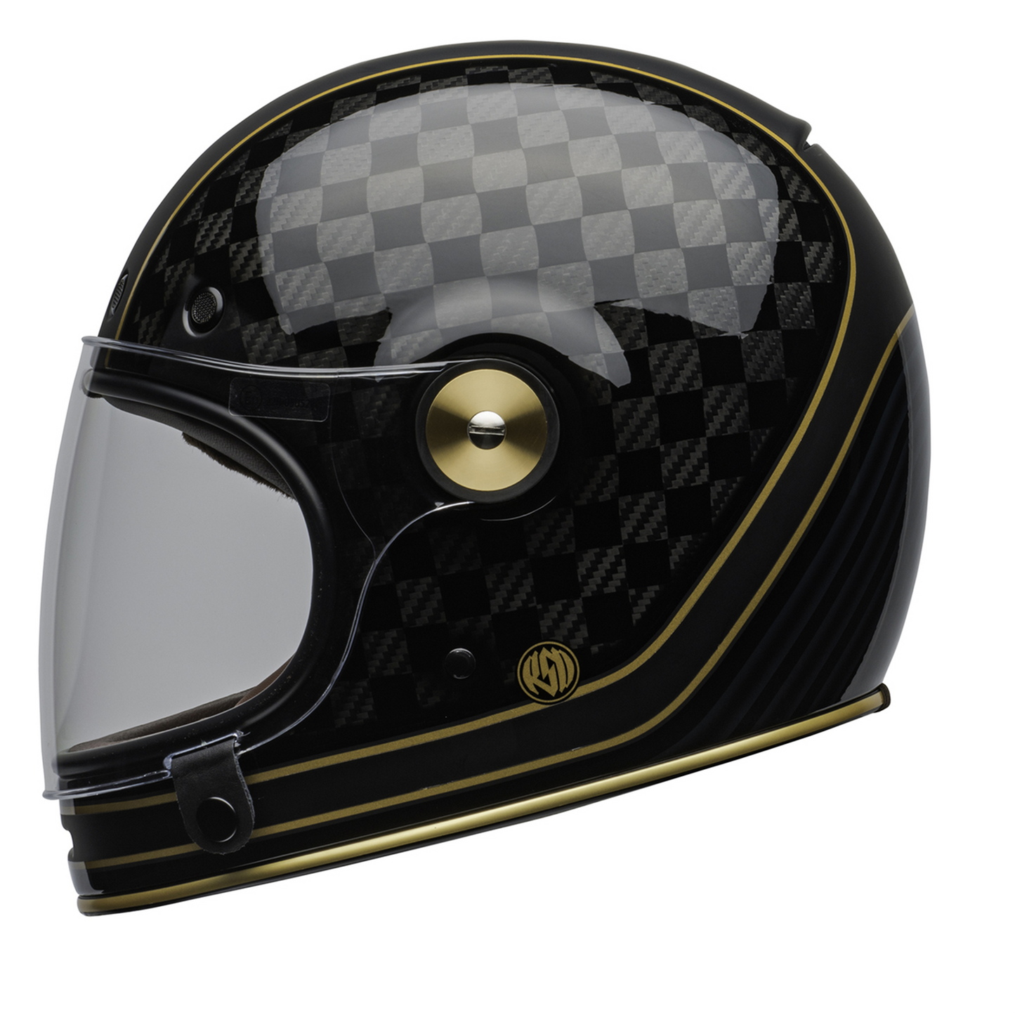 Bell Bullitt Carbon - RSD Check It Matt Gloss Black - Includes Dark Visor