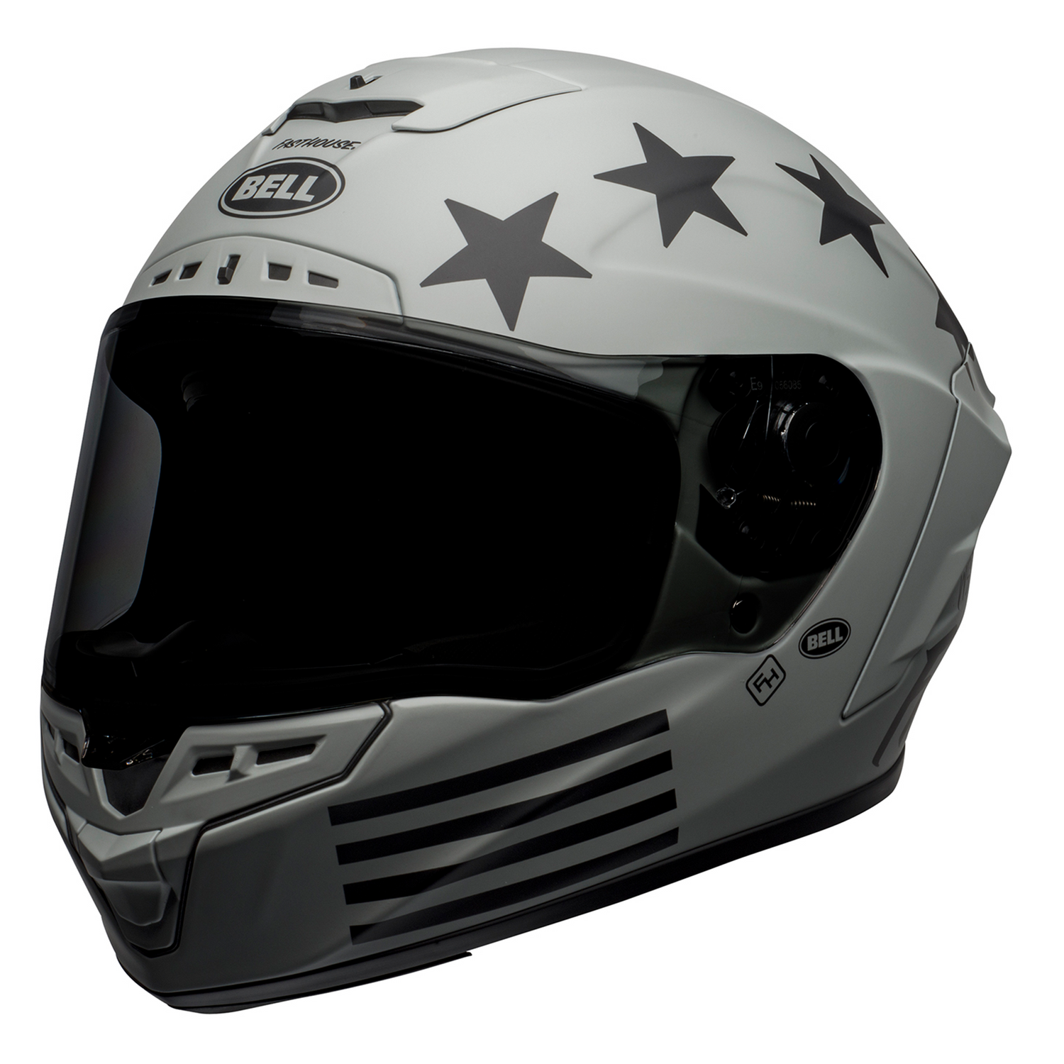 Bell Star DLX MIPS Fasthouse Grey Motorcycle Helmet With Dark