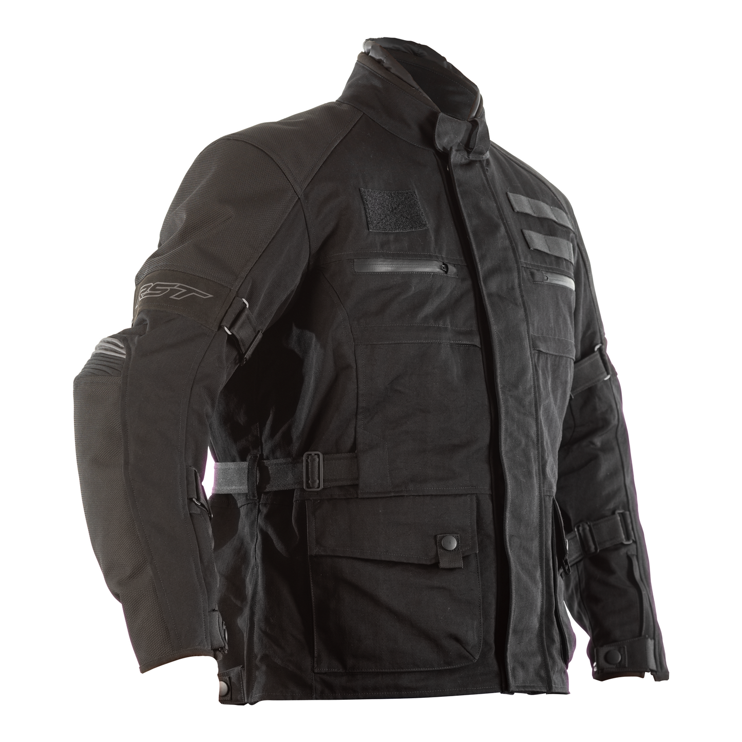 RST Pro Series X-RAID Textile Riding/Racing Jacket - CE Approved - Black/Black