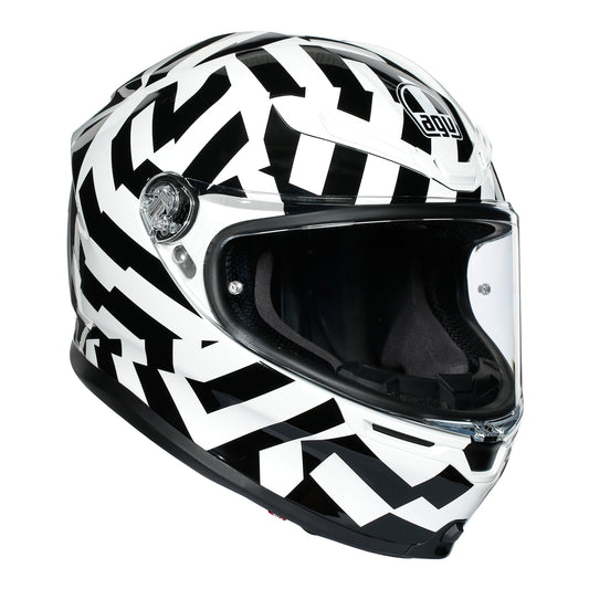 AGV K6 - Secret - Black/White