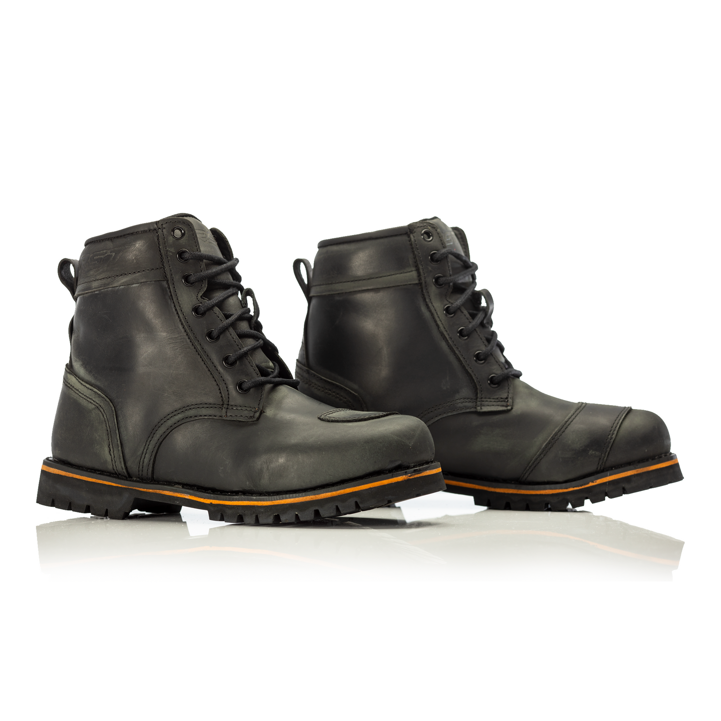 RST Roadster II 2 Waterproof Leather Boots - CE APPROVED - Oily Black