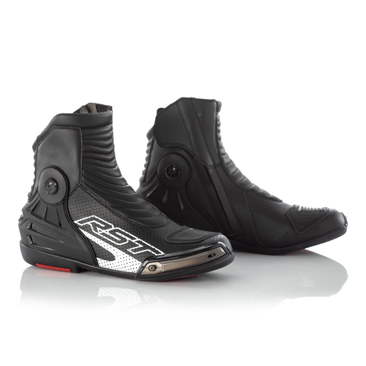 RST Tractech Evo III 3 Short Boots - CE APPROVED - Black/Black