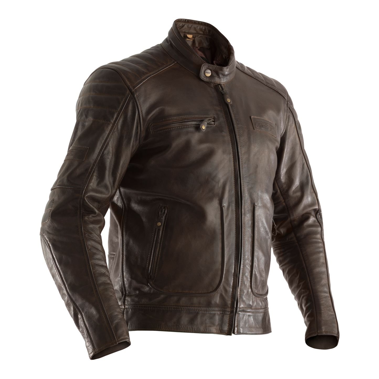 RST Roadster 2 II Classic Leather Jacket - 2833 - Tobacco Brown