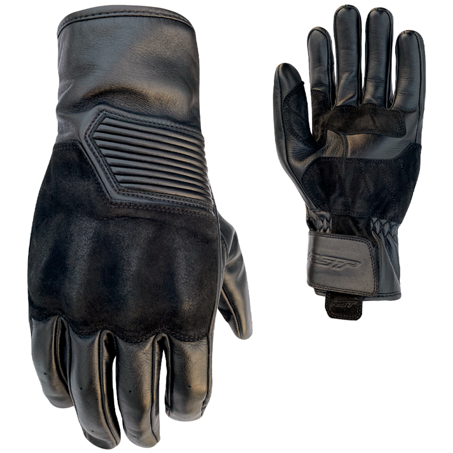 RST Crosby (CE) Leather Gloves (2670) Black