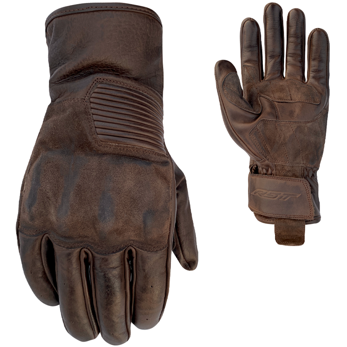 RST Crosby (CE) Leather Gloves (2670) Brown