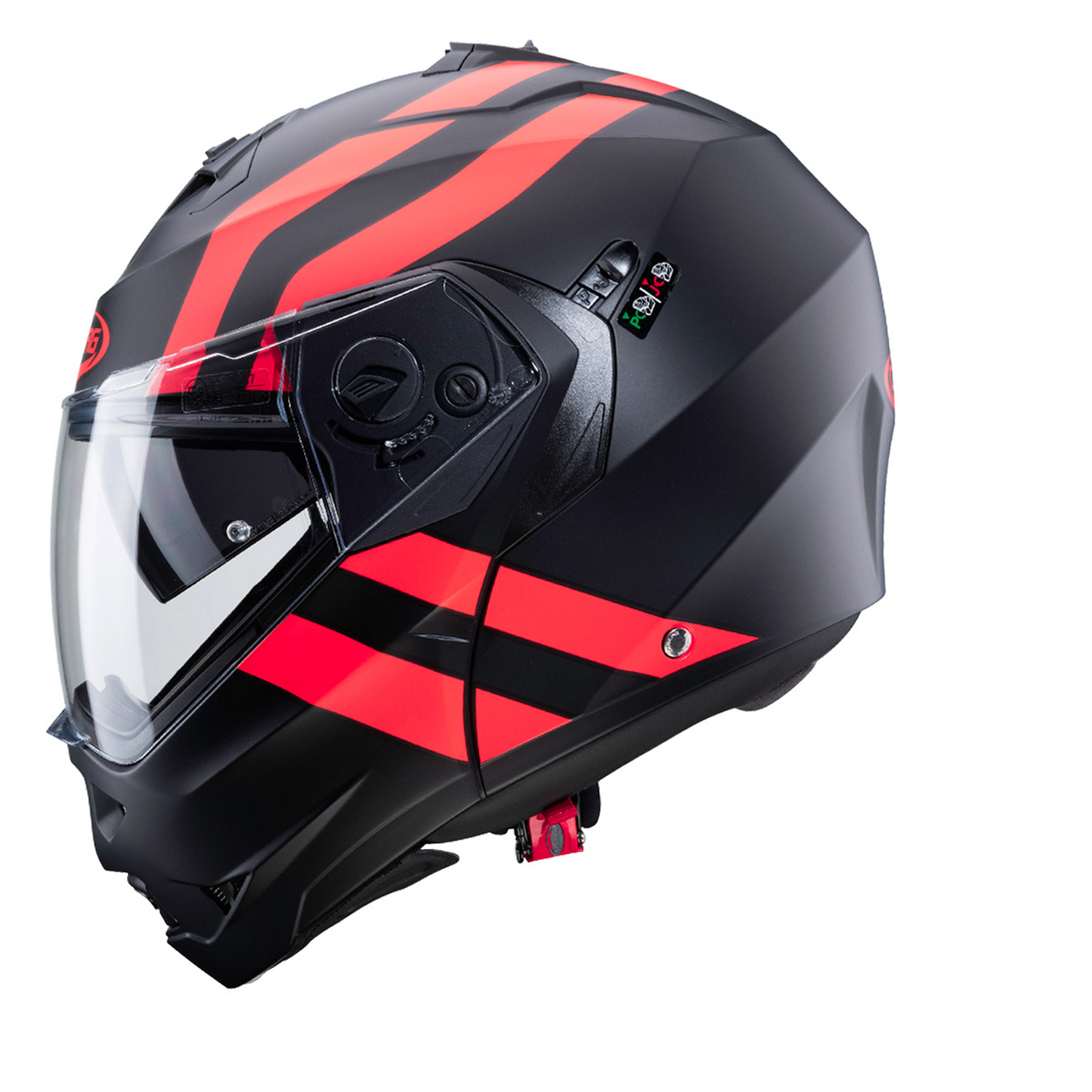 Caberg Duke II - Super Legend - Matt Black/Red Fluo