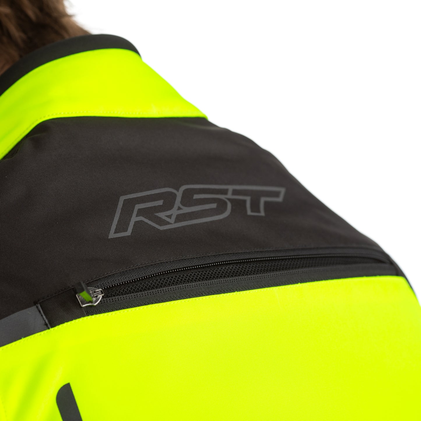 RST Atlas CE Men's Waterproof Textile Jacket - Flo Yellow / Black / Grey (2366)