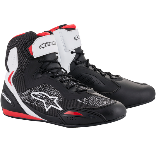 Alpinestars Faster-3 Ride Knit Shoes - Black/White/Red