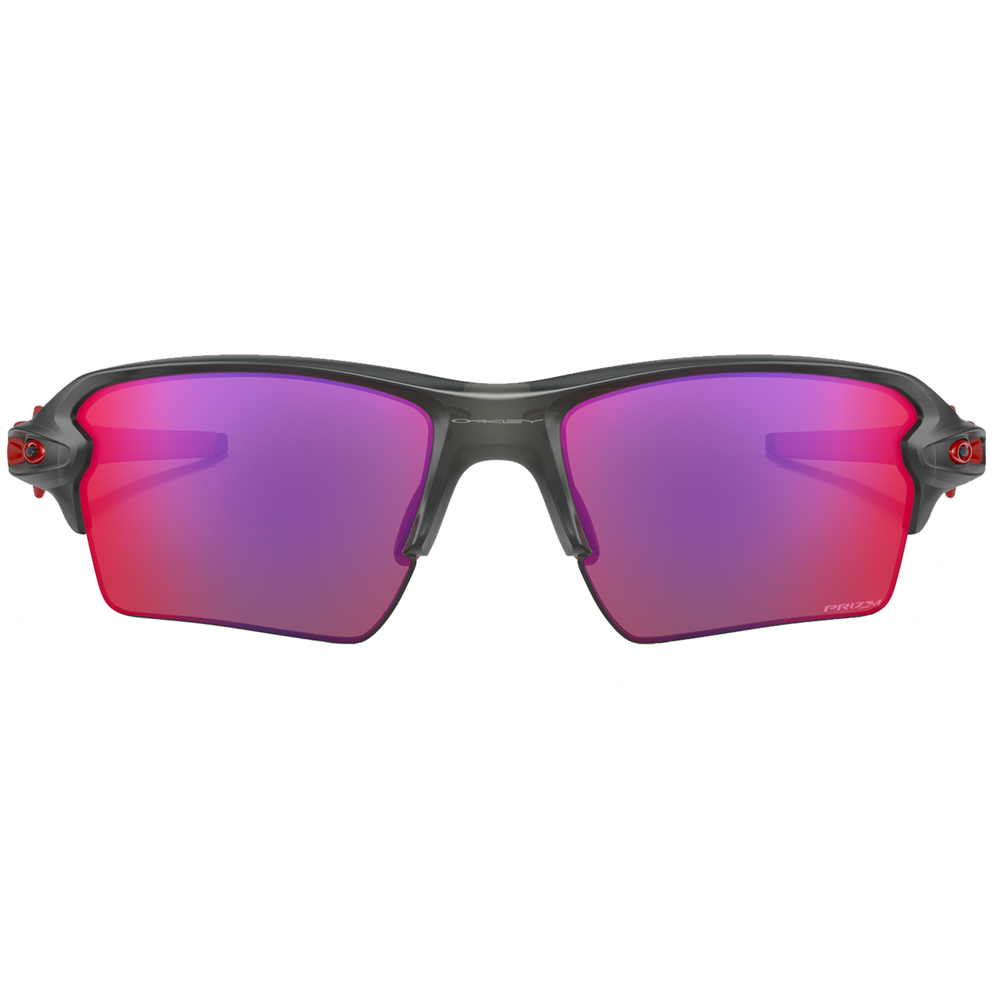 Oakley Flak 2.0 XL Sunglasses (Matte Grey Smoke) Prizm Road Lens - Free Case