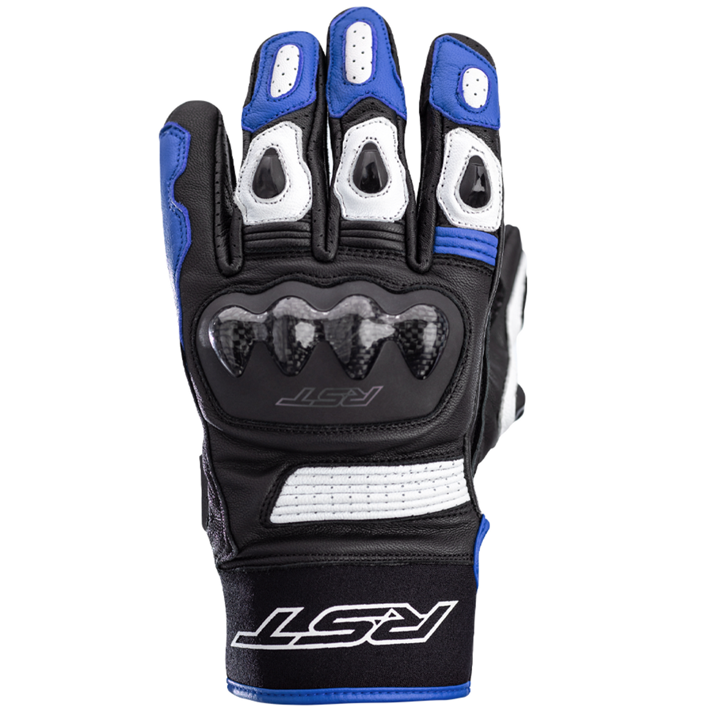 RST Freestyle 2 Leather Riding Gloves - CE APPROVED - Blue