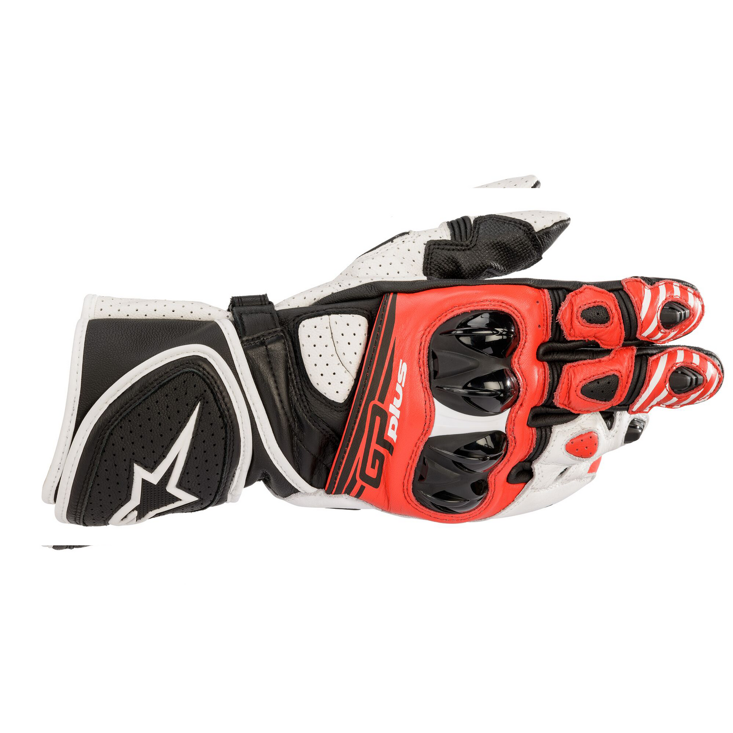 Alpinestars GP Plus R V2 Gloves - Black/White/Bright Red