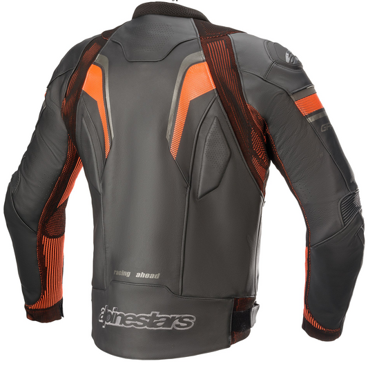 Alpinestars GP Plus R V3 Rideknit Leather Jacket Black/Red Flo