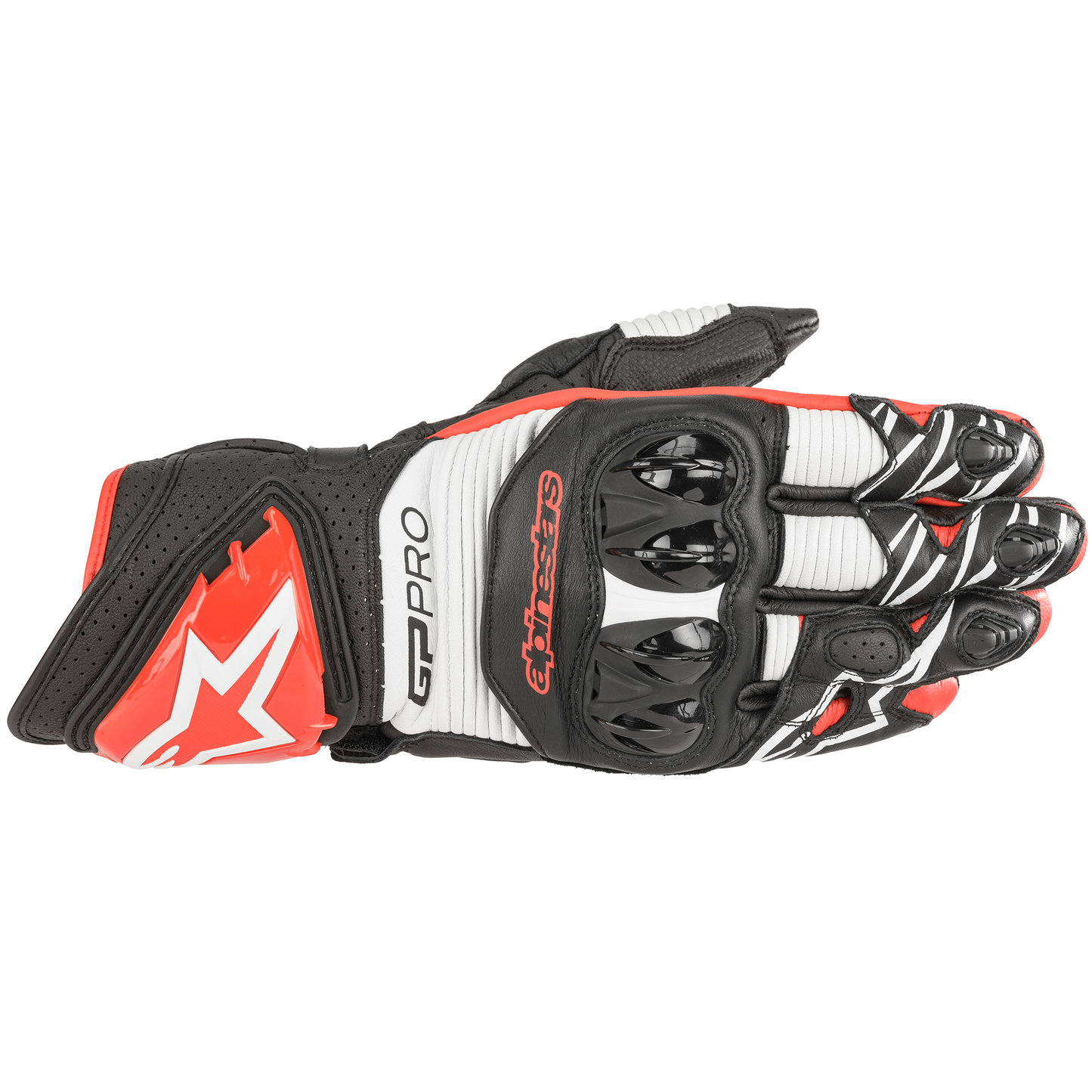 Alpinestars GP Pro R3 Gloves - Black/White/Bright Red