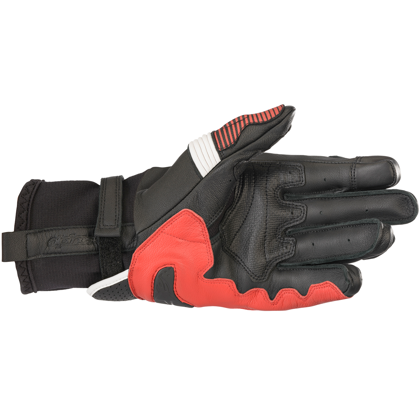 Alpinestars GP X V2 Gloves - Black/White/Bright Red