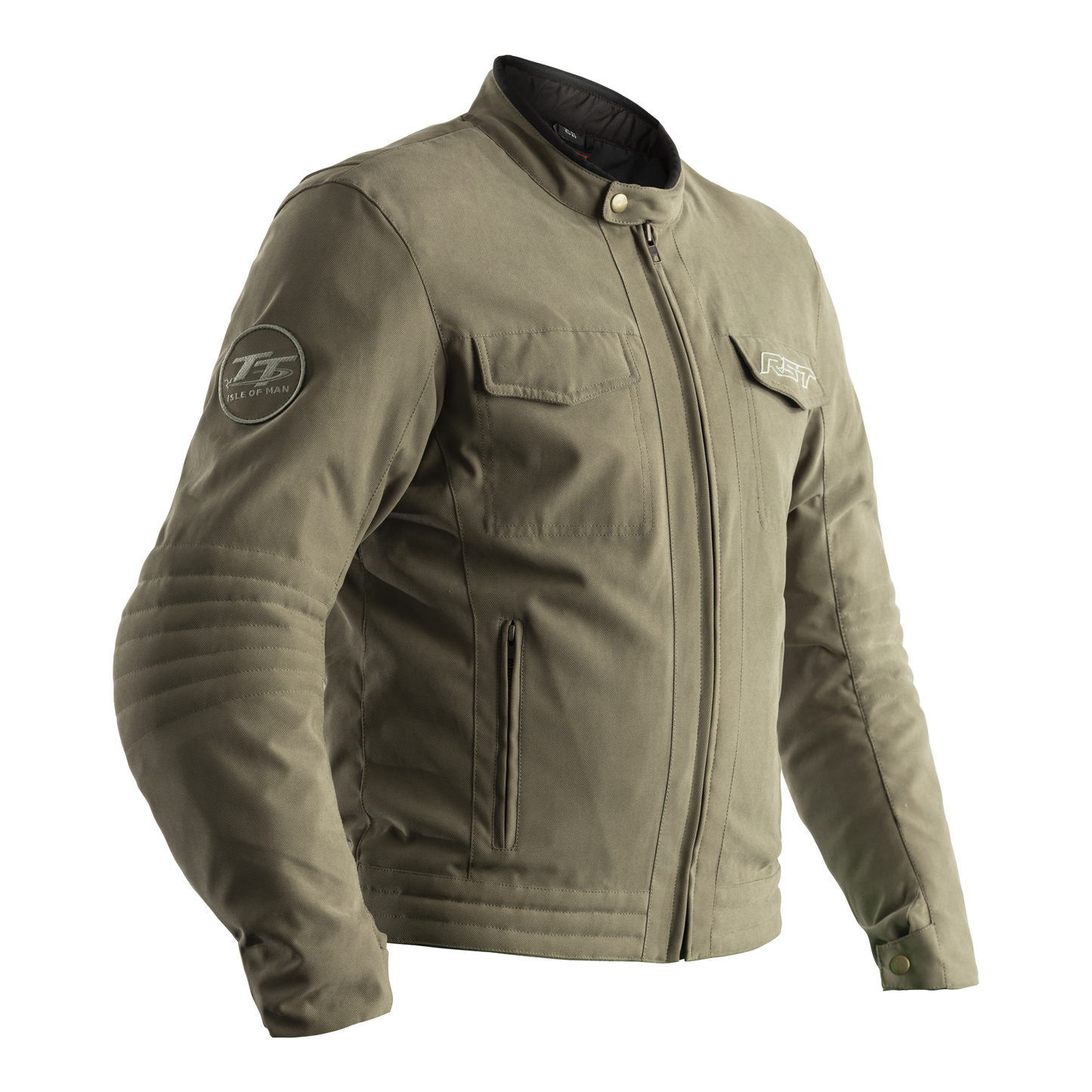 RST IOM TT Crosby Textile Riding Jacket - CE Approved - Sage