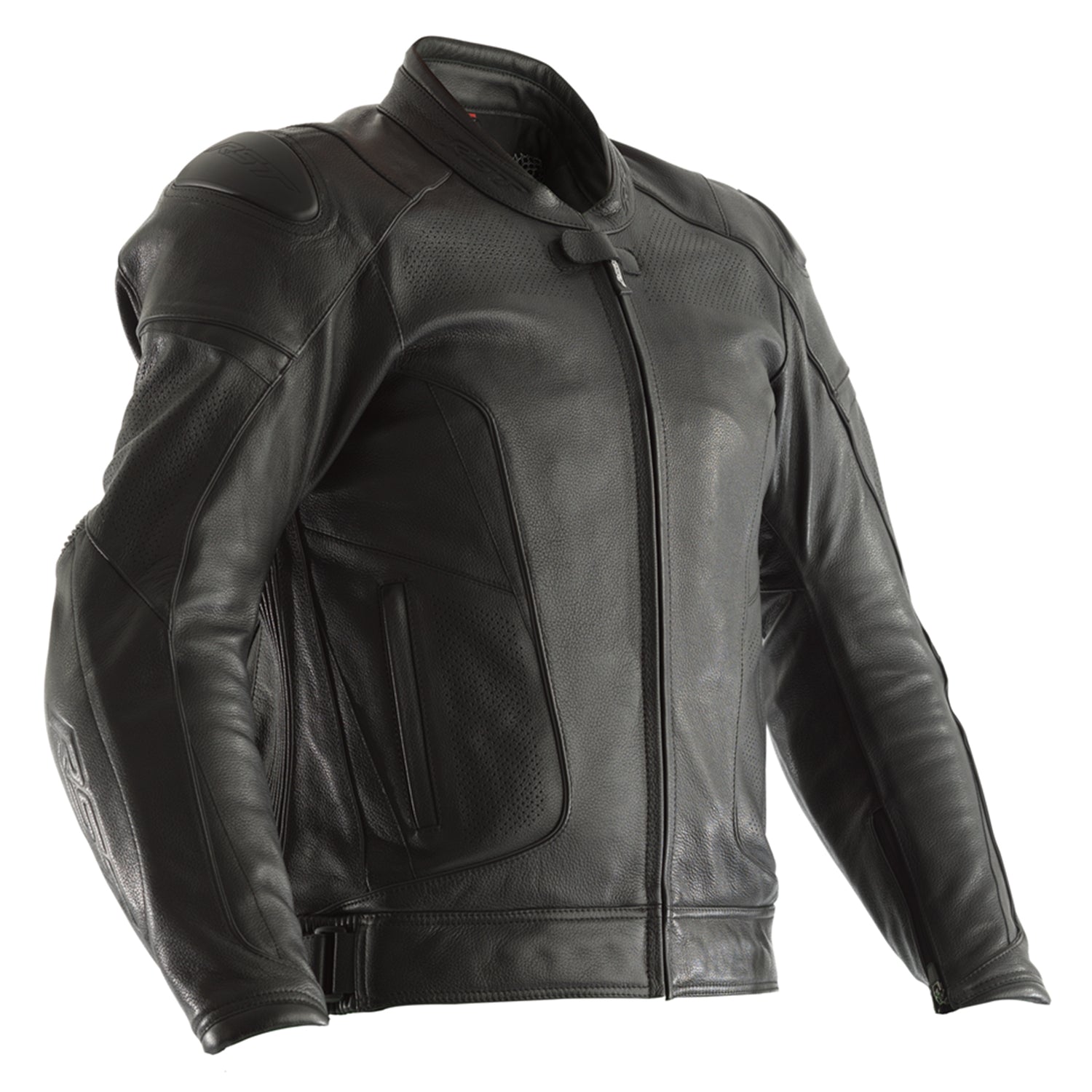 RST GT Airbag CE Men's Leather Riding Jacket Black – Gear Change