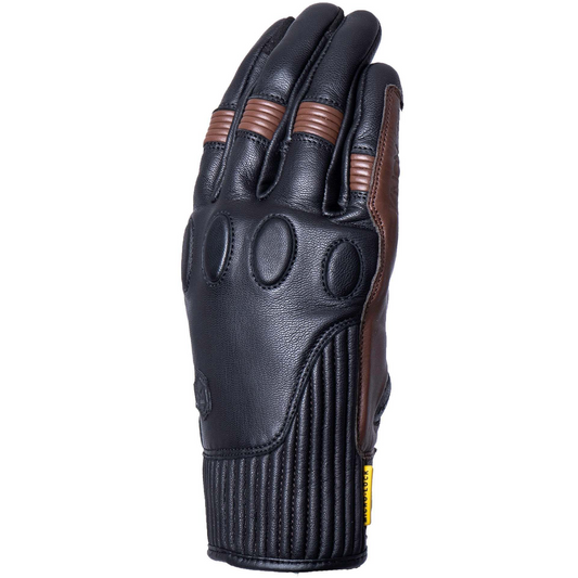 Knox Hanbury Black/Brown Gloves