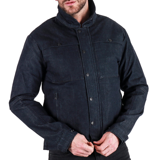 Knox Haydon Denim Jacket Made With DuPont Kevlar - Blue