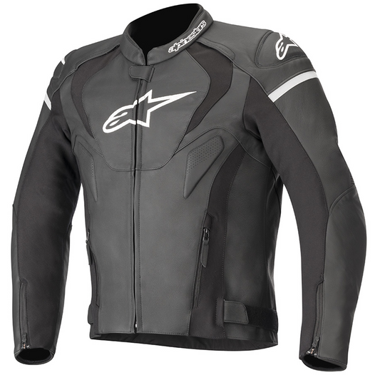 Alpinestars Jaws V3 Leather Jacket - Black