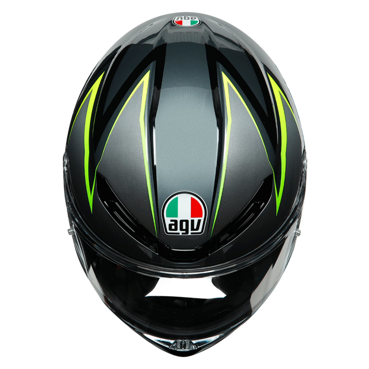 AGV K6 Flash Glossy Grey Full Face Motorcycle Motorbike Helmet – Gear Change Online