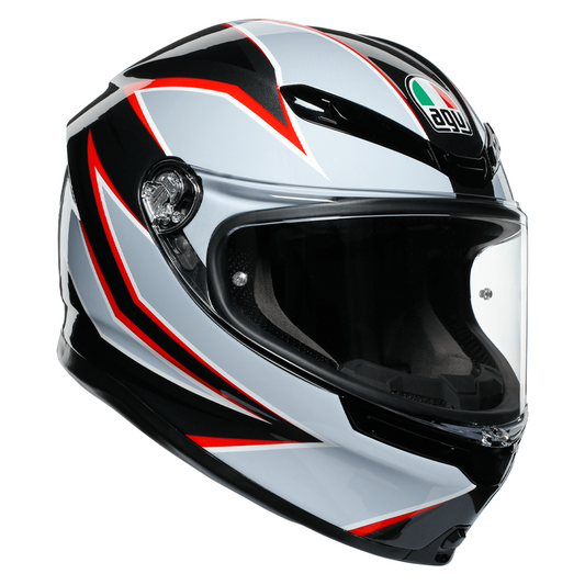 AGV K6 - Flash Matt Black/Grey/Red