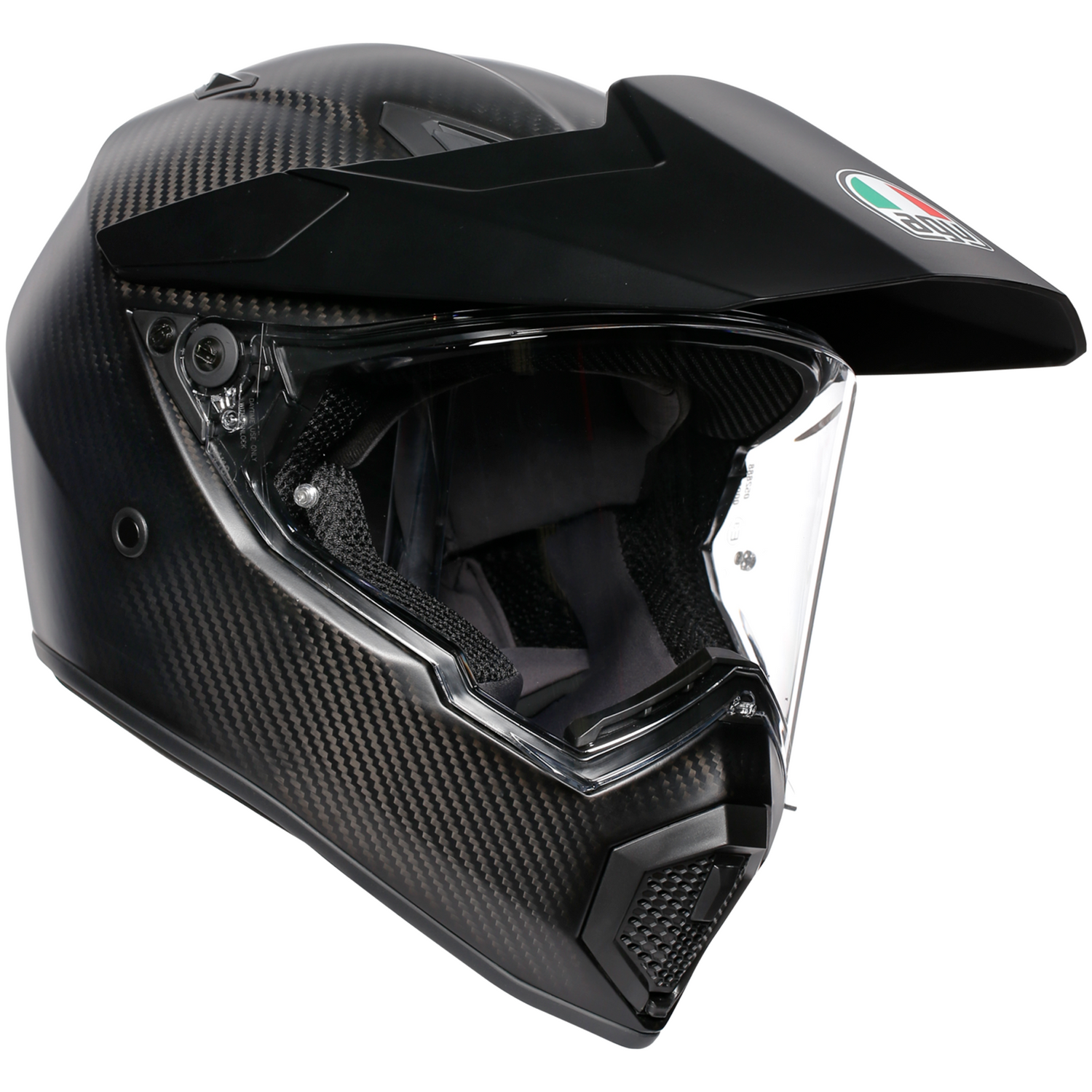 AGV AX-9 Matt Black Carbon Motorcycle Motorbike Helmet – Gear Change Online