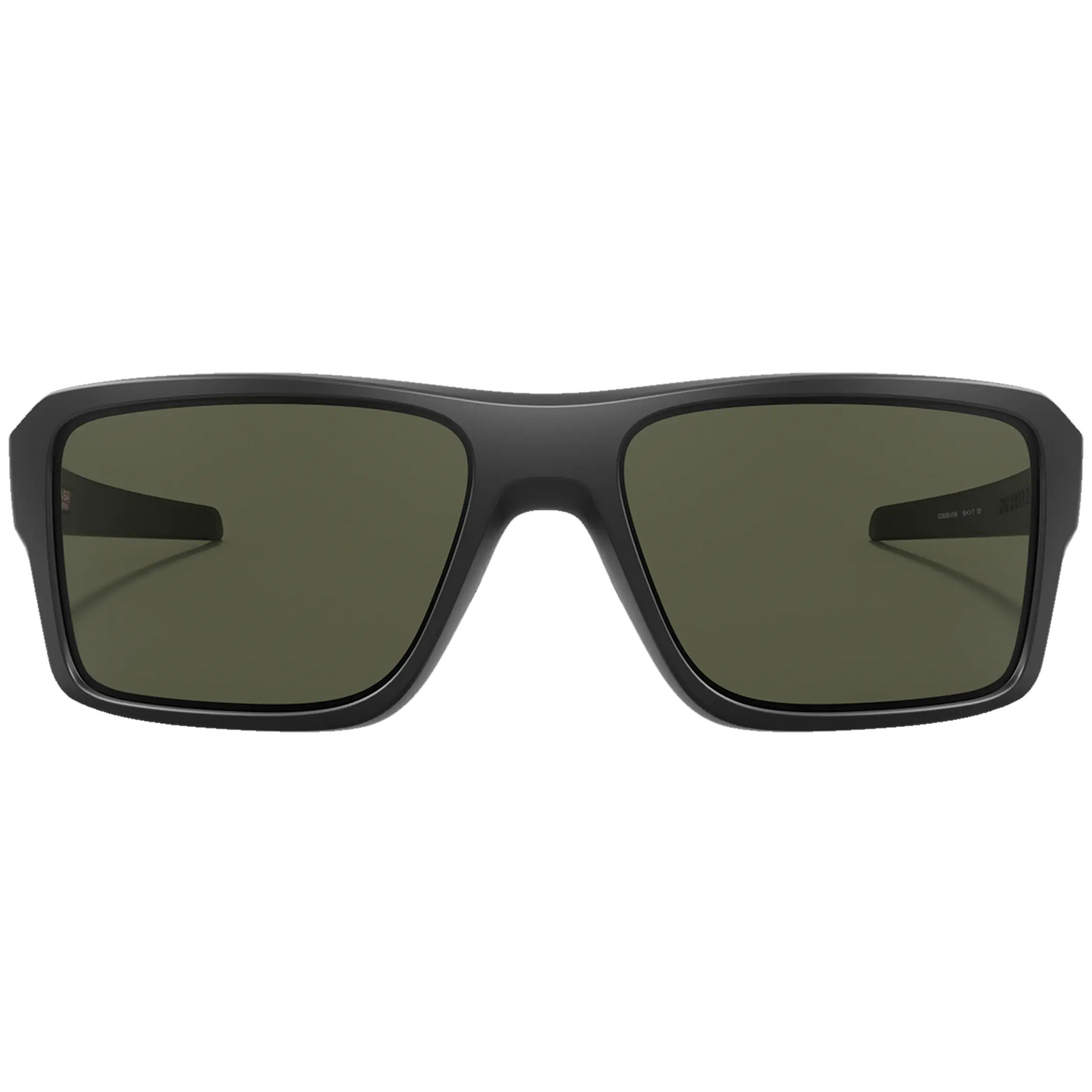 Oakley Double Edge Sunglasses (Matte Black) Dark Grey Lens - Free Case