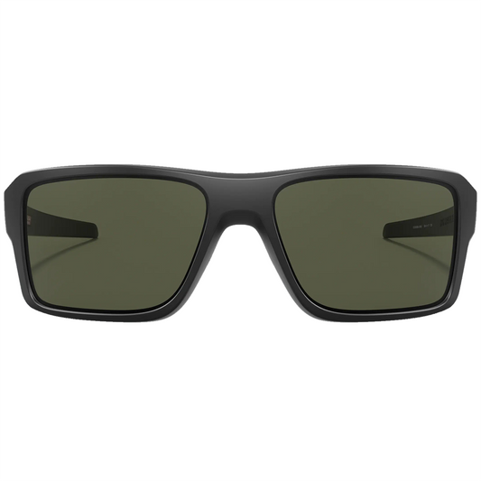 Oakley Double Edge Sunglasses (Matte Black) Dark Grey Lens