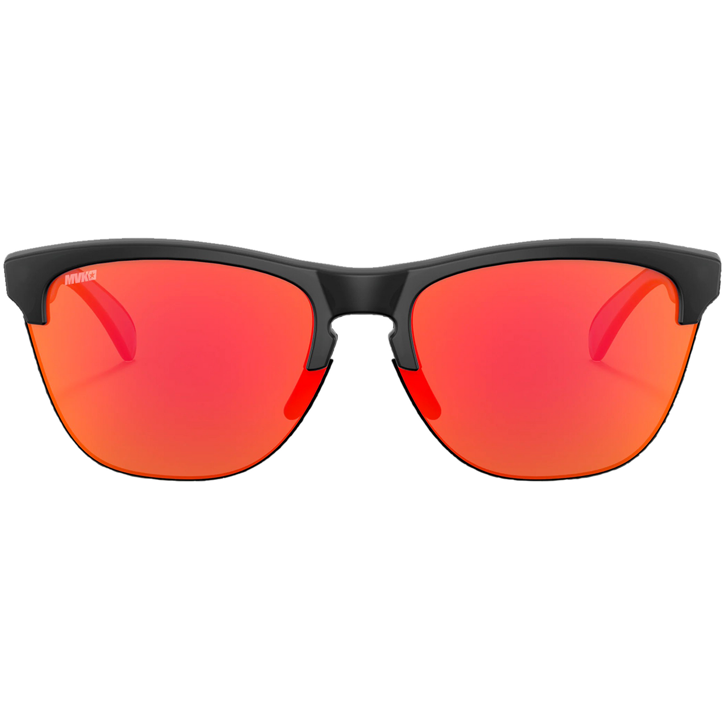 Oakley Frogskins Lite Sunglasses (Maverick Vinales Replica Matte Black Ink) Prizm Ruby Lens