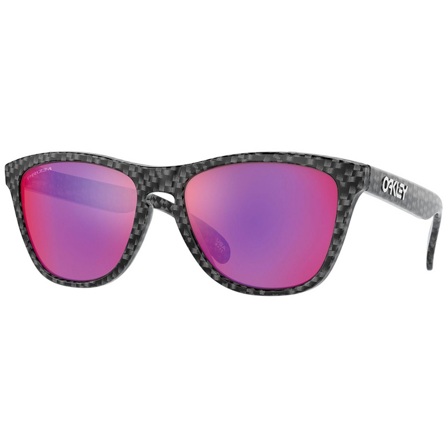 Oakley Frogskins Sunglasses (Carbon Fiber) Prizm Road Lens