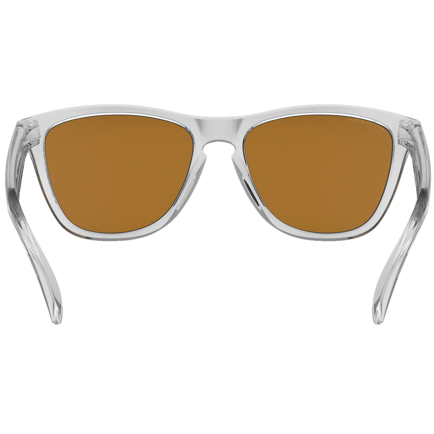 Oakley Frogskins Sunglasses (Polished Clear) Prizm Violet Lens - Free Case