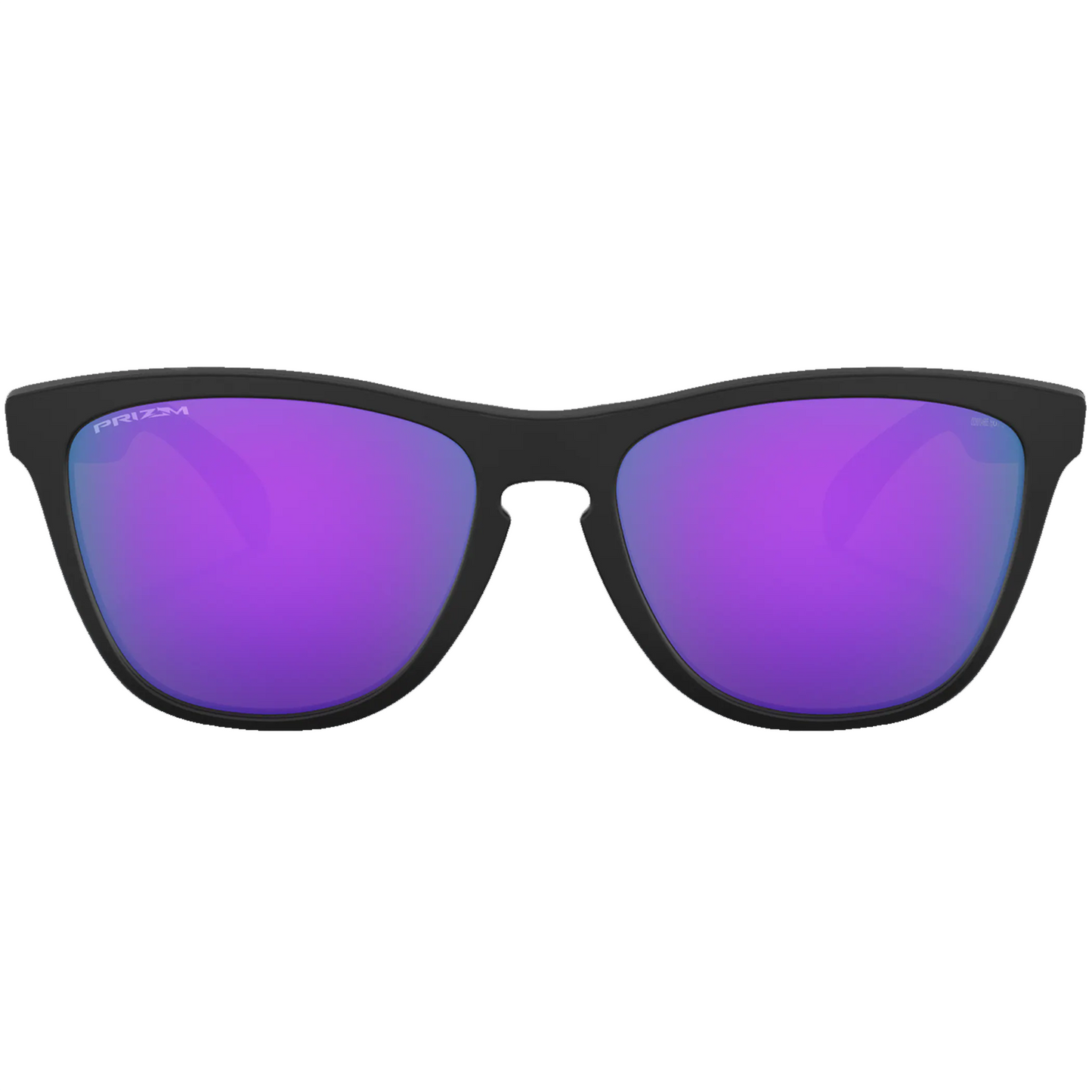 Oakley Frogskins Sunglasses (Matte Black) Prizm Violet Lens
