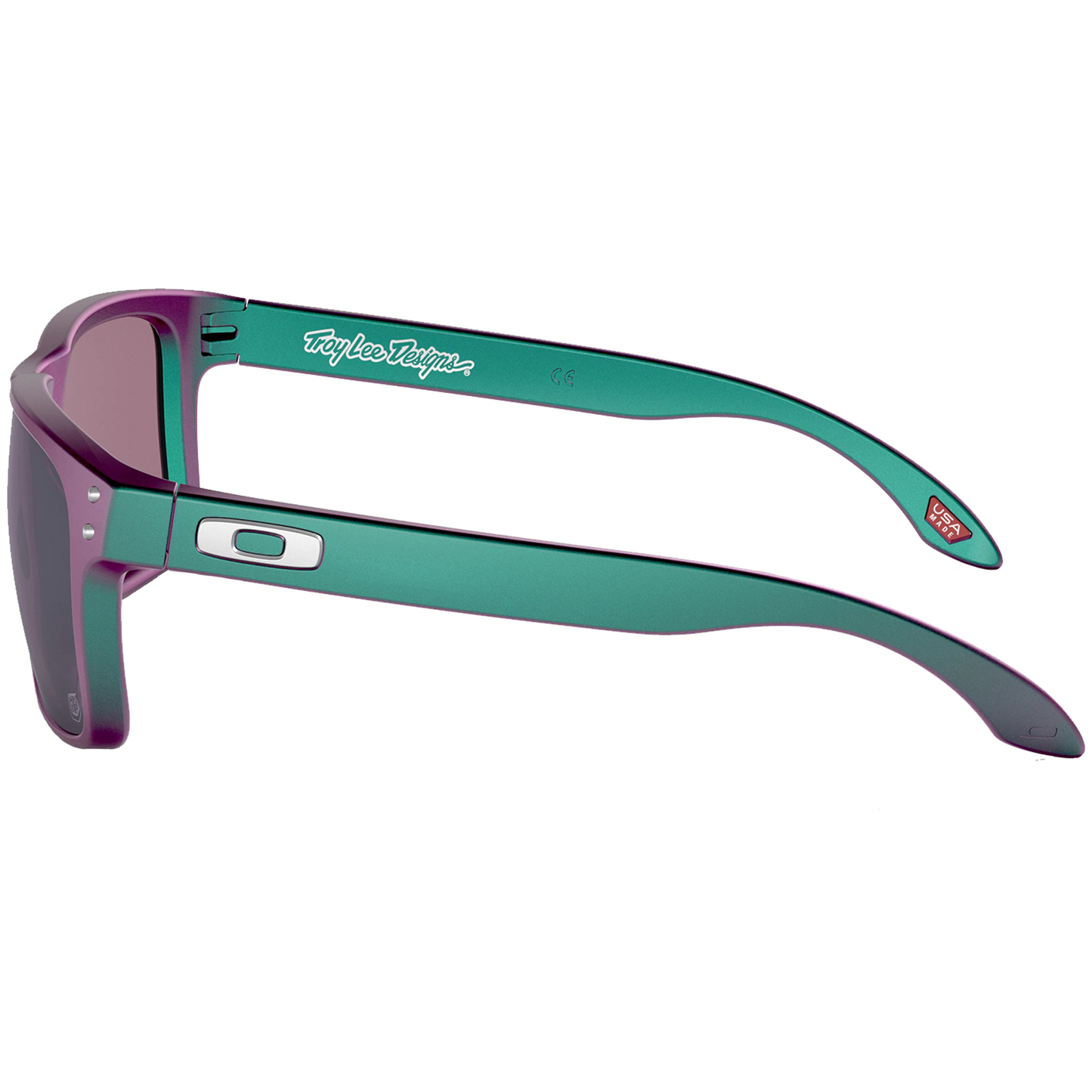 Oakley Holbrook Sunglasses (TLD Matte Purple Green Shift) Prizm Jade Lens - Free Case