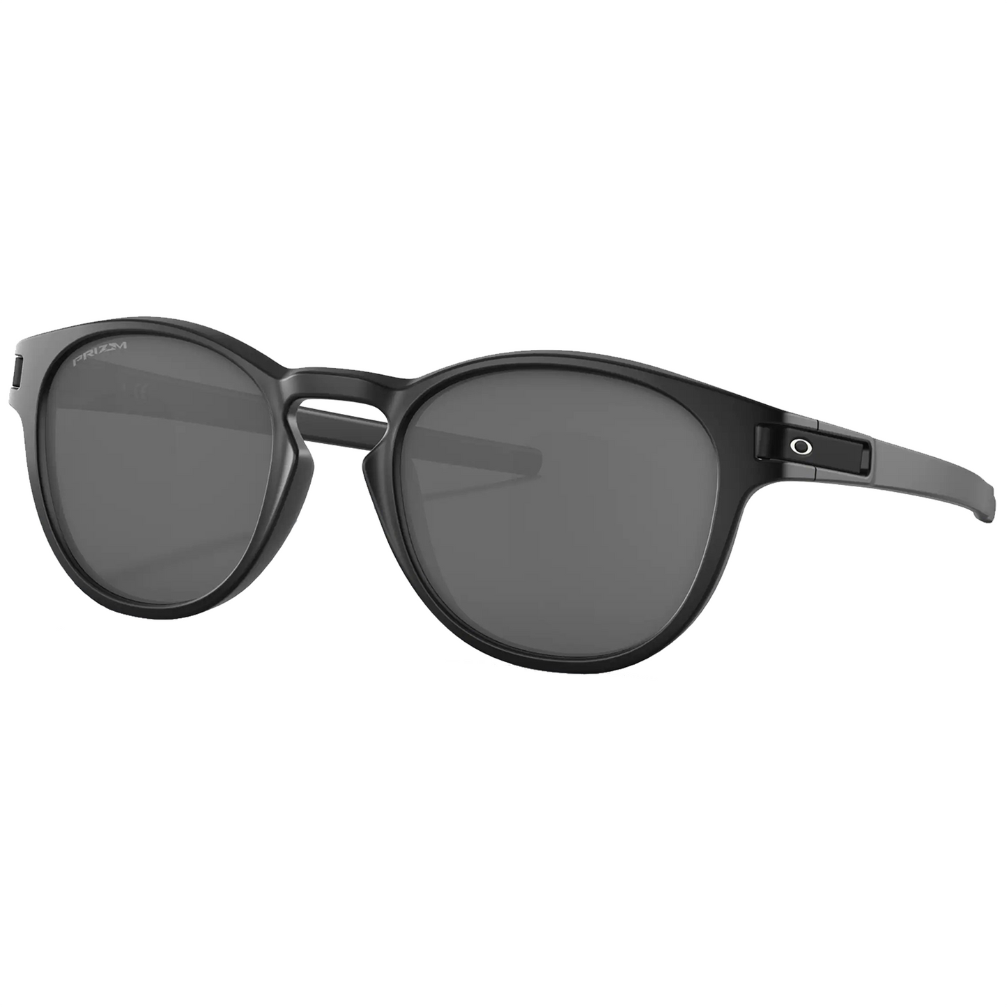 Oakley Latch Sunglasses (Matte Black) Prizm Black Lens - Free Case