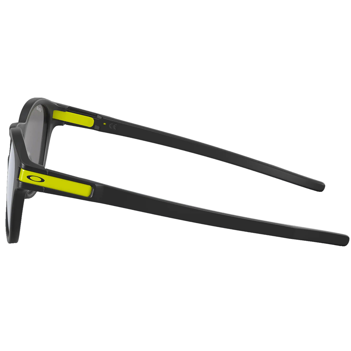 Oakley Latch Sunglasses (VR46 Matte Black) Chrome Iridium Lens