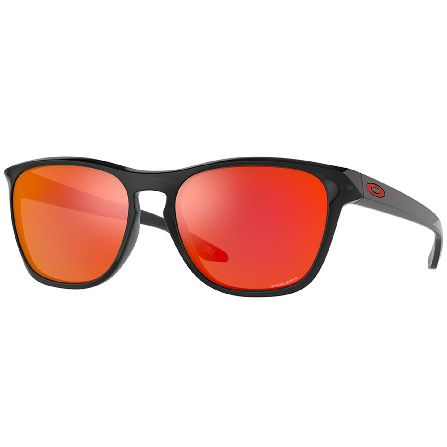 Oakley Manorburn Sunglasses (Black Ink) Prizm Ruby Lens - Free Case