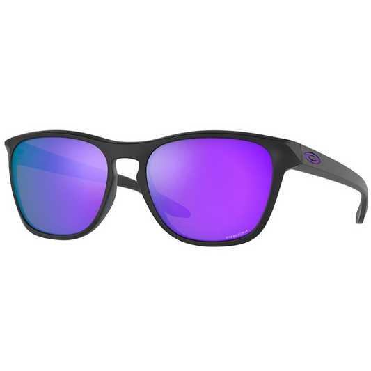 Oakley Manorburn Sunglasses (Matte Black) Prizm Violet Lens
