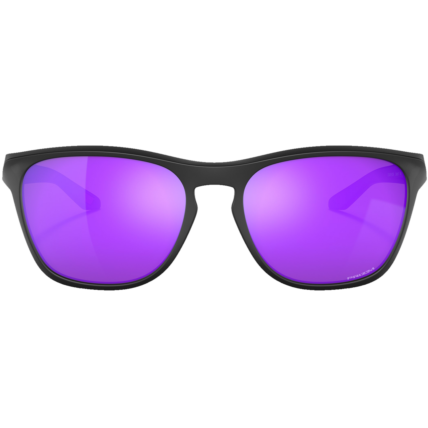 Oakley Manorburn Sunglasses (Matte Black) Prizm Violet Lens - Free Case