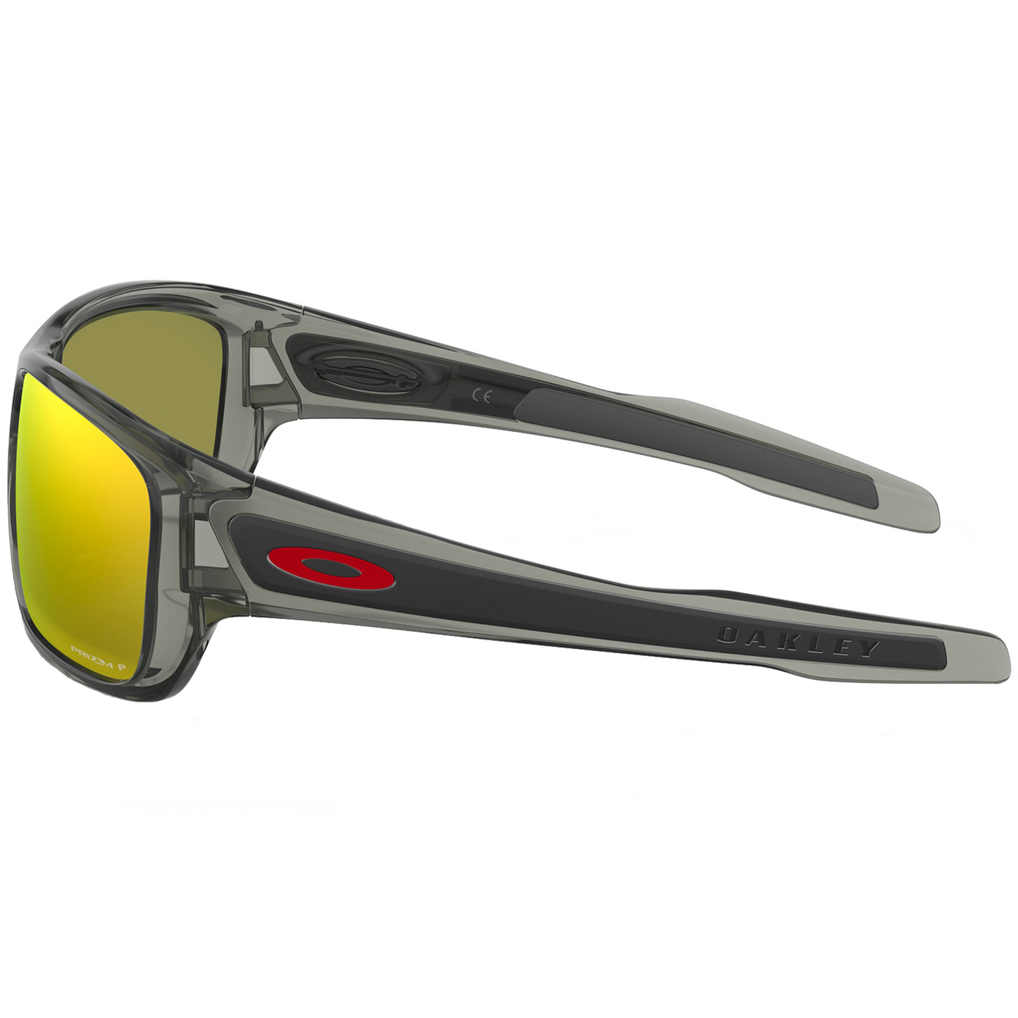 Oakley Turbine Sunglasses (Grey Ink) Prizm Ruby Polarized Lens - Free Case