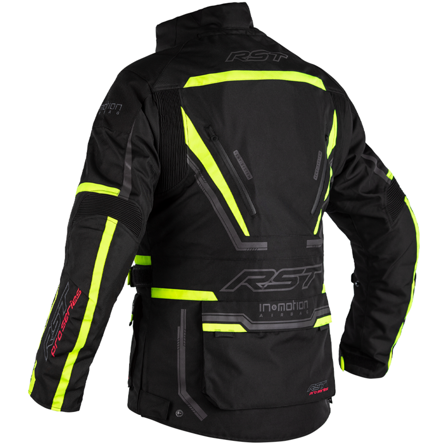 RST Pro Series Paragon 6 Textile Ladies Jacket - Black/Flo Yellow