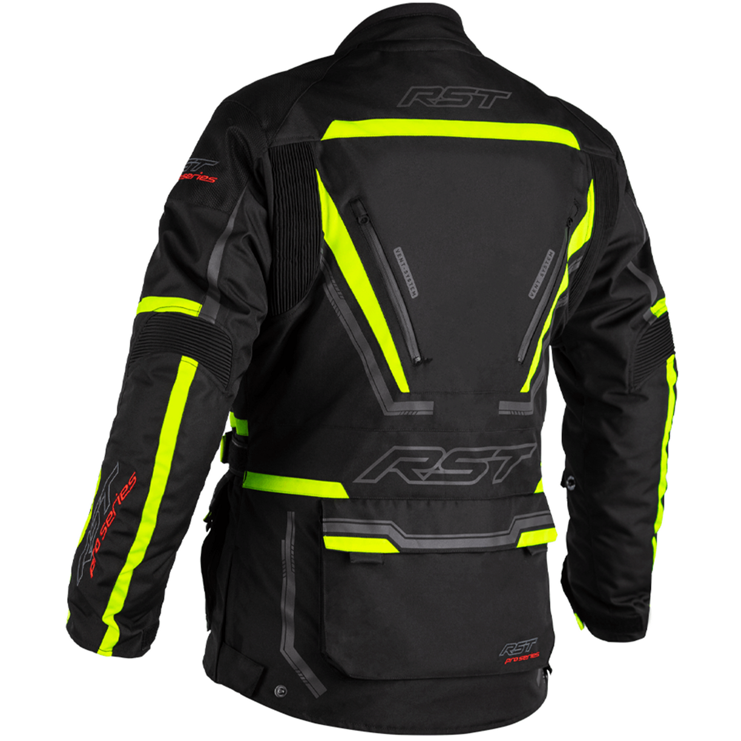 RST Pro Series Paragon 6 Textile Jacket - Black/Flo Yellow