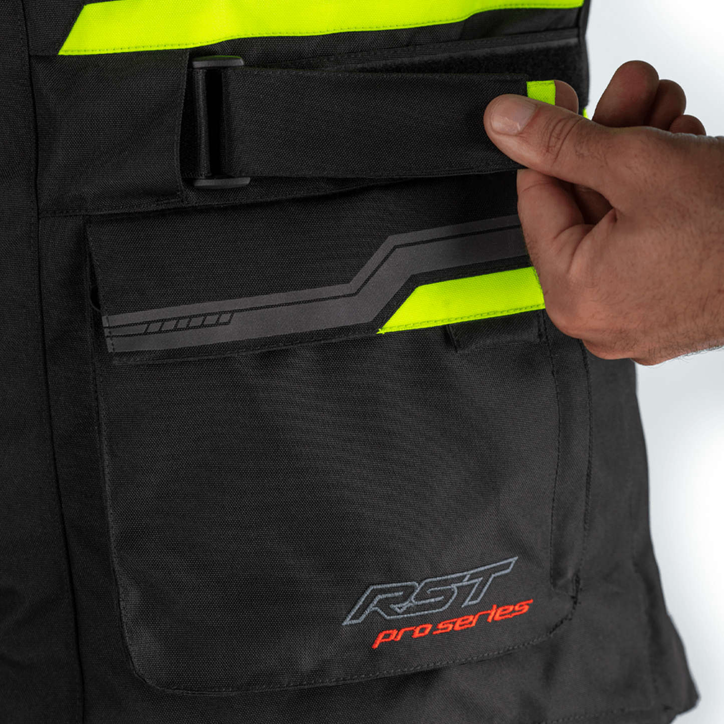 RST Pro Series Paragon 6 Textile Jacket - Black/Flo Yellow