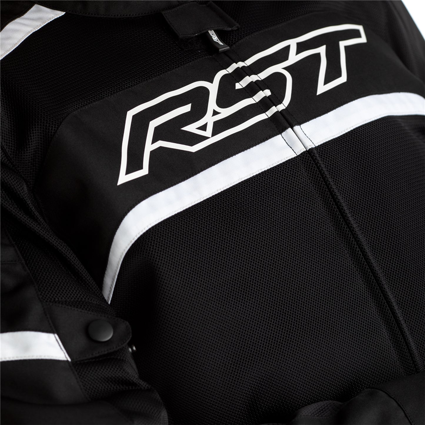 RST Pilot Air CE Men's Waterproof Textile Jacket - Black / White (2408)