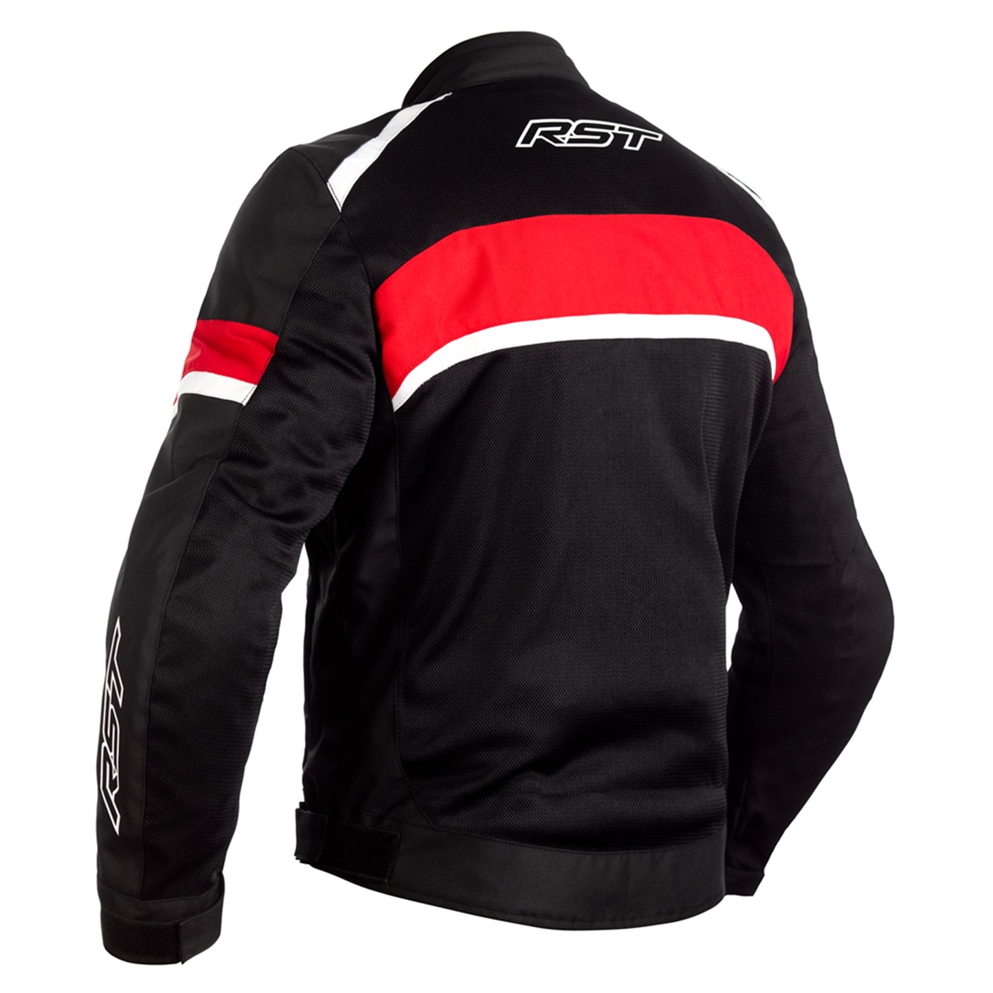 RST Pilot Air CE Men's Waterproof Textile Jacket - Black / Red / White (2408)