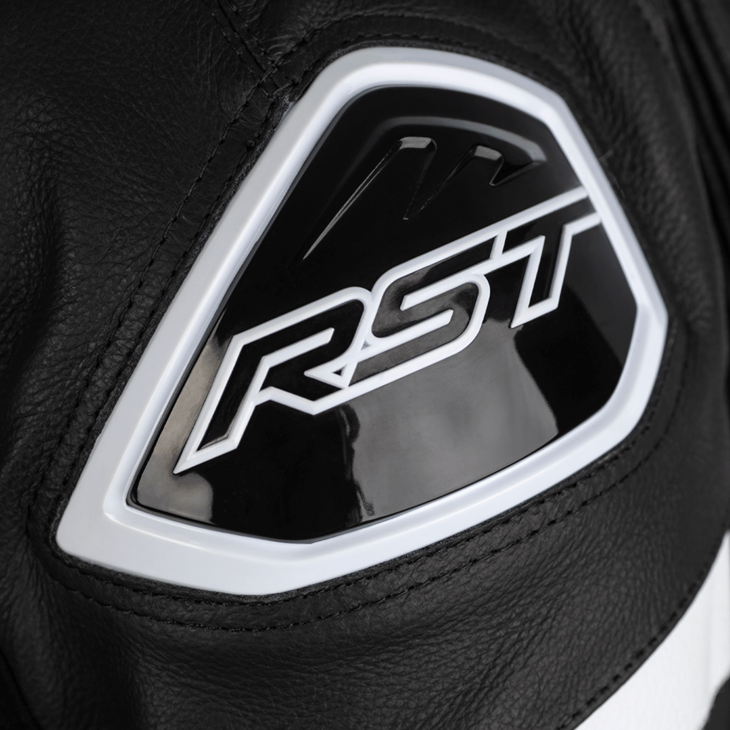 RST RST Podium Airbag (CE) One Piece Leather Suit - White (2522) - Detail View