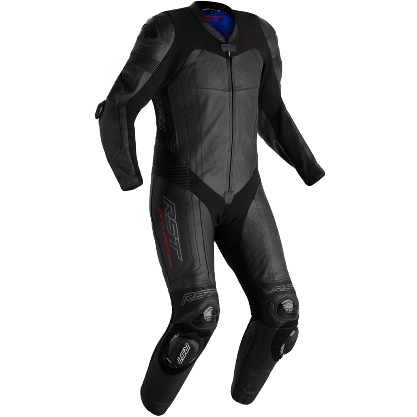 RST Pro Series Airbag (CE) One Piece Leather Suit - Black (2520)