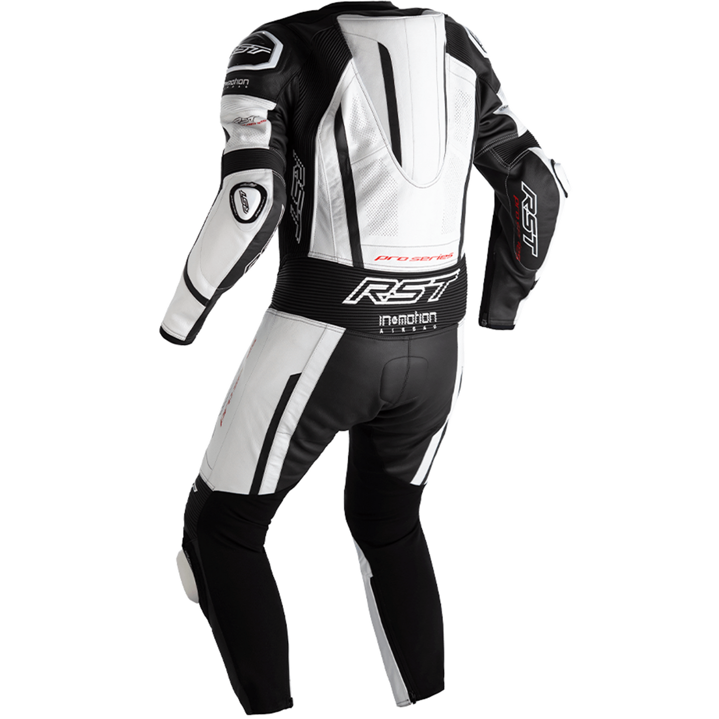 RST Pro Series Airbag (CE) One Piece Leather Suit - White (2520)